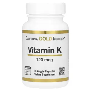 California Gold Nutrition Vitamin K Complex, Veggie Capsules
