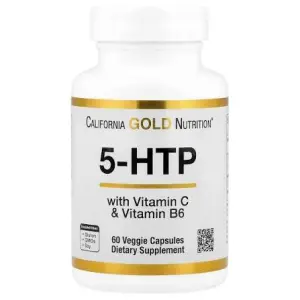 California Gold Nutrition 5-HTP with Vitamin B6 & Vitamin C, Veggie Capsules