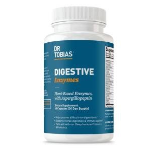 Dr. Tobias Digestive Enzymes – Plant-Based with Aspergillopepsin