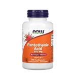 Pantothenic Acid 500 mg (Vitamin B-5) – B-Complex Support