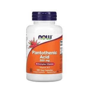 Pantothenic Acid 500 mg (Vitamin B-5) – B-Complex Support