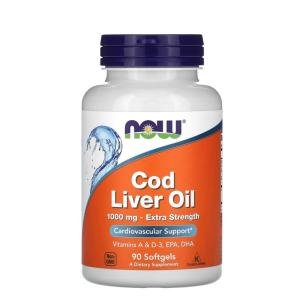 NOW Foods Cod Liver Oil 1000 mg – Extra Strength