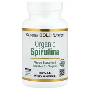 California Gold Nutrition Organic Spirulina, Tablets