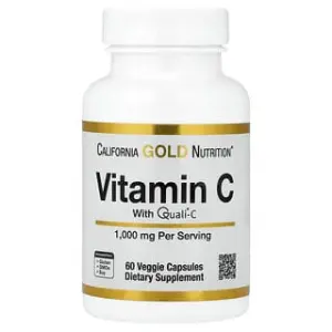 California Gold Nutrition Vitamin C, Quali®-C, 1,000 mg, Veggie Capsules
