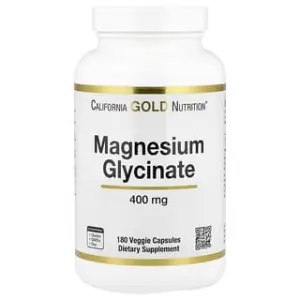 California Gold Nutrition Magnesium Glycinate, Veggie Capsules