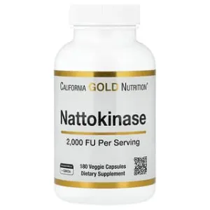 California Gold Nutrition Nattokinase, Proteolytic Enzyme, 2,000 FU, Veggie Capsules