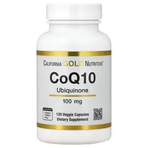 California Gold Nutrition CoQ10, USP Grade Ubiquinone, 100 mg, Veggie Capsules