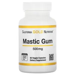 California Gold Nutrition Mastic Gum, 500 mg, Veggie Capsules