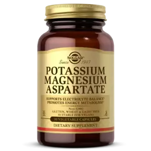 Solgar Potassium Magnesium Aspartate – Vegetable Capsules