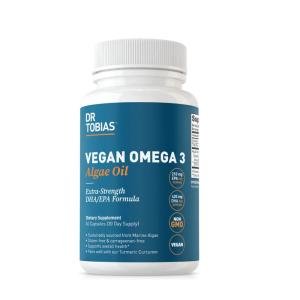Dr. Tobias Vegan Omega-3 Algae Oil Capsules