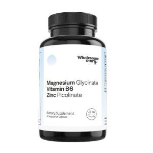 Wholesome Story Magnesium Glycinate with Vitamin B6 & Zinc Picolinate